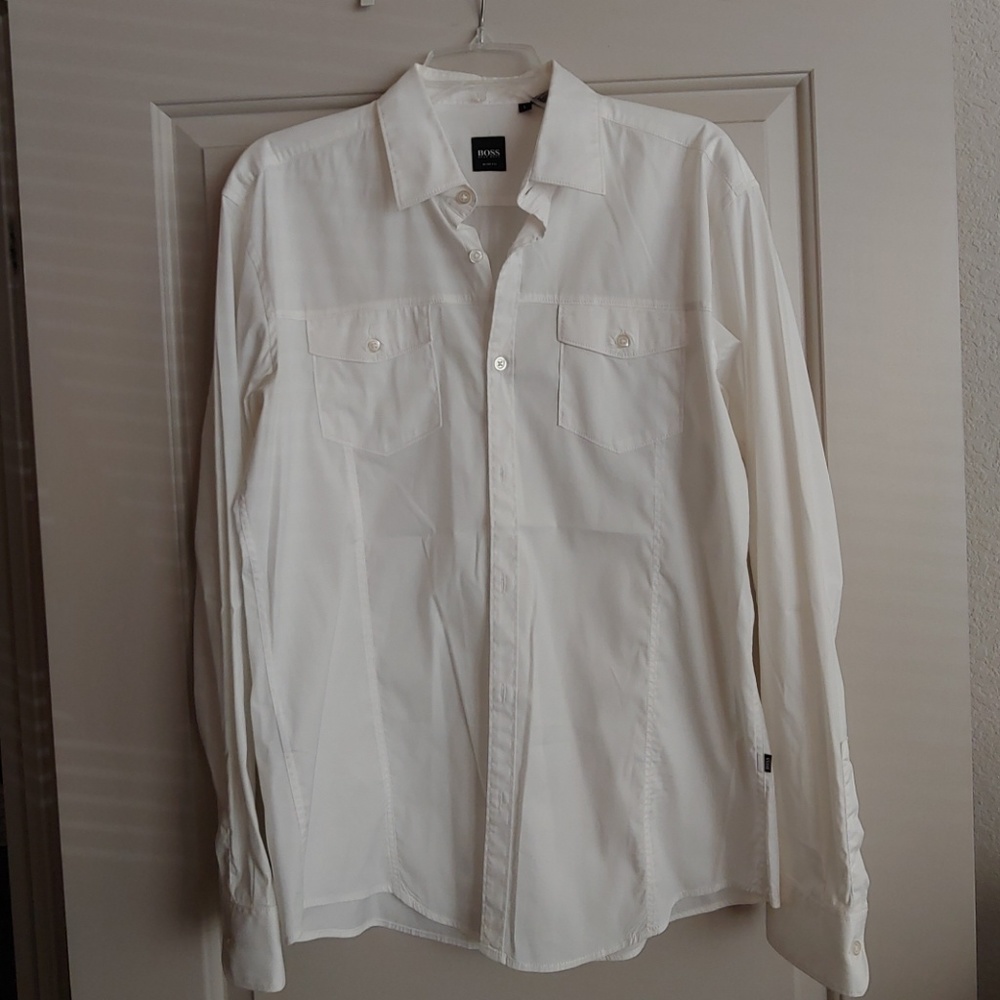 Hugo Boss white dress shirt